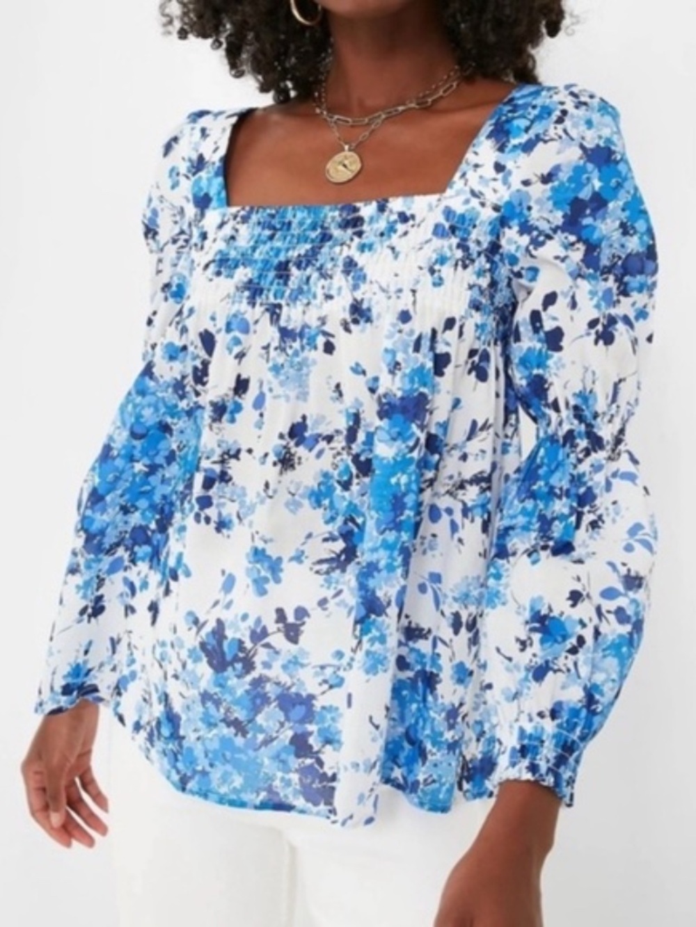Tuckernuck Bluebell Meadows Tilly Blouse Size XS NWT